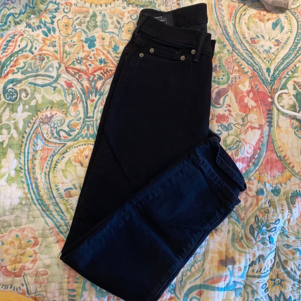Like New Abercrombie Mens Super Skinny Black Jeans